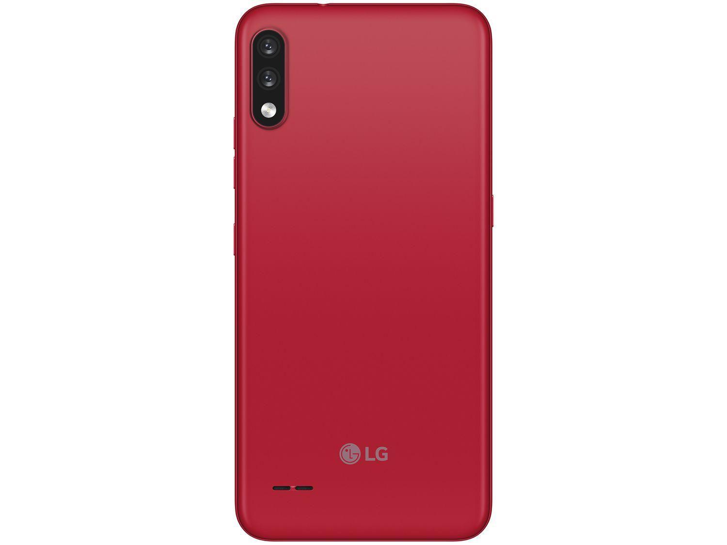 Smartphone LG K22 Red 4G Quad-Core 2GB RAM Tela 6,2” Câm. Dupla + Selfie 5MP Dual Chip
