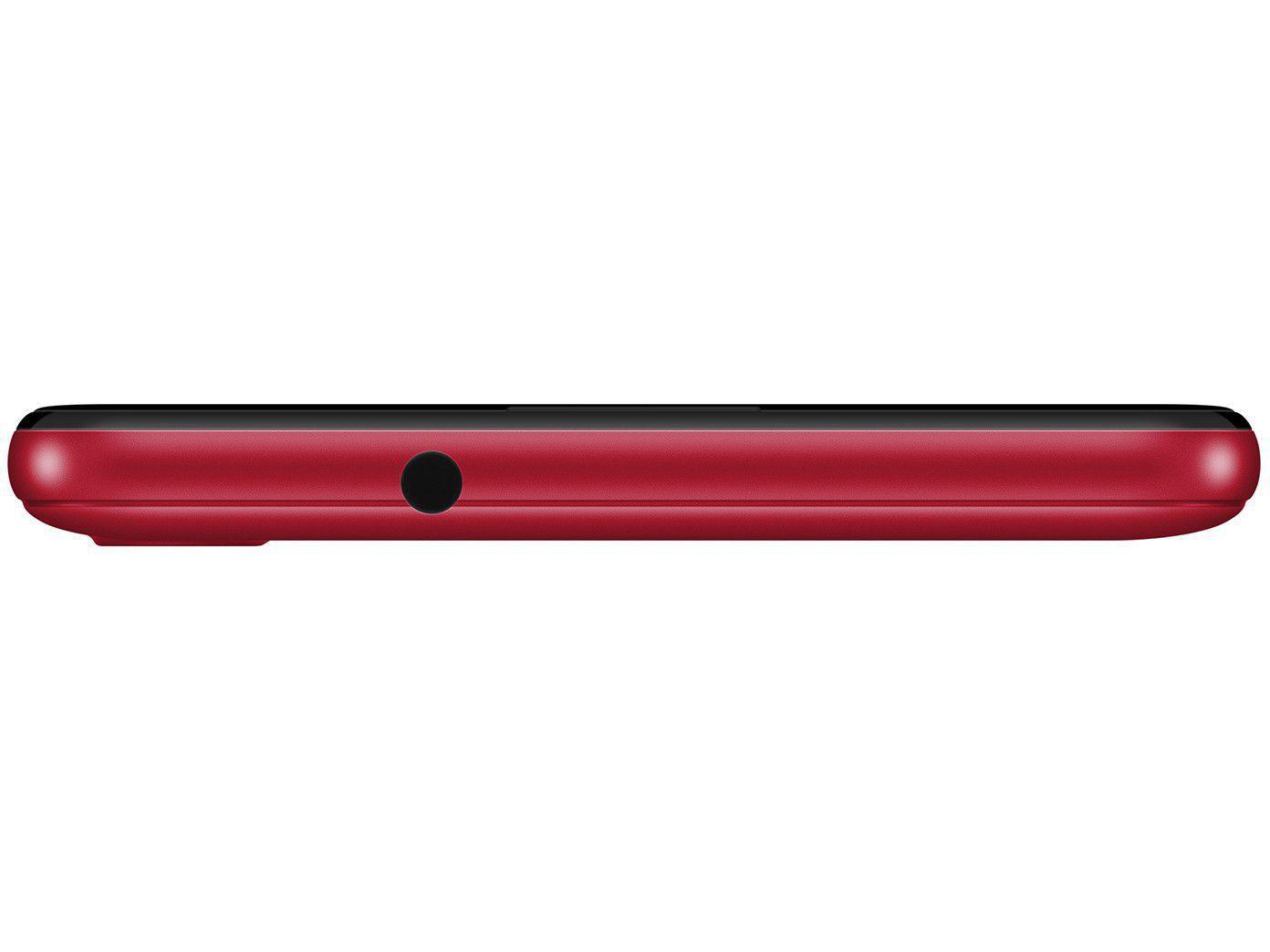 Smartphone LG K22 Red 4G Quad-Core 2GB RAM Tela 6,2” Câm. Dupla + Selfie 5MP Dual Chip