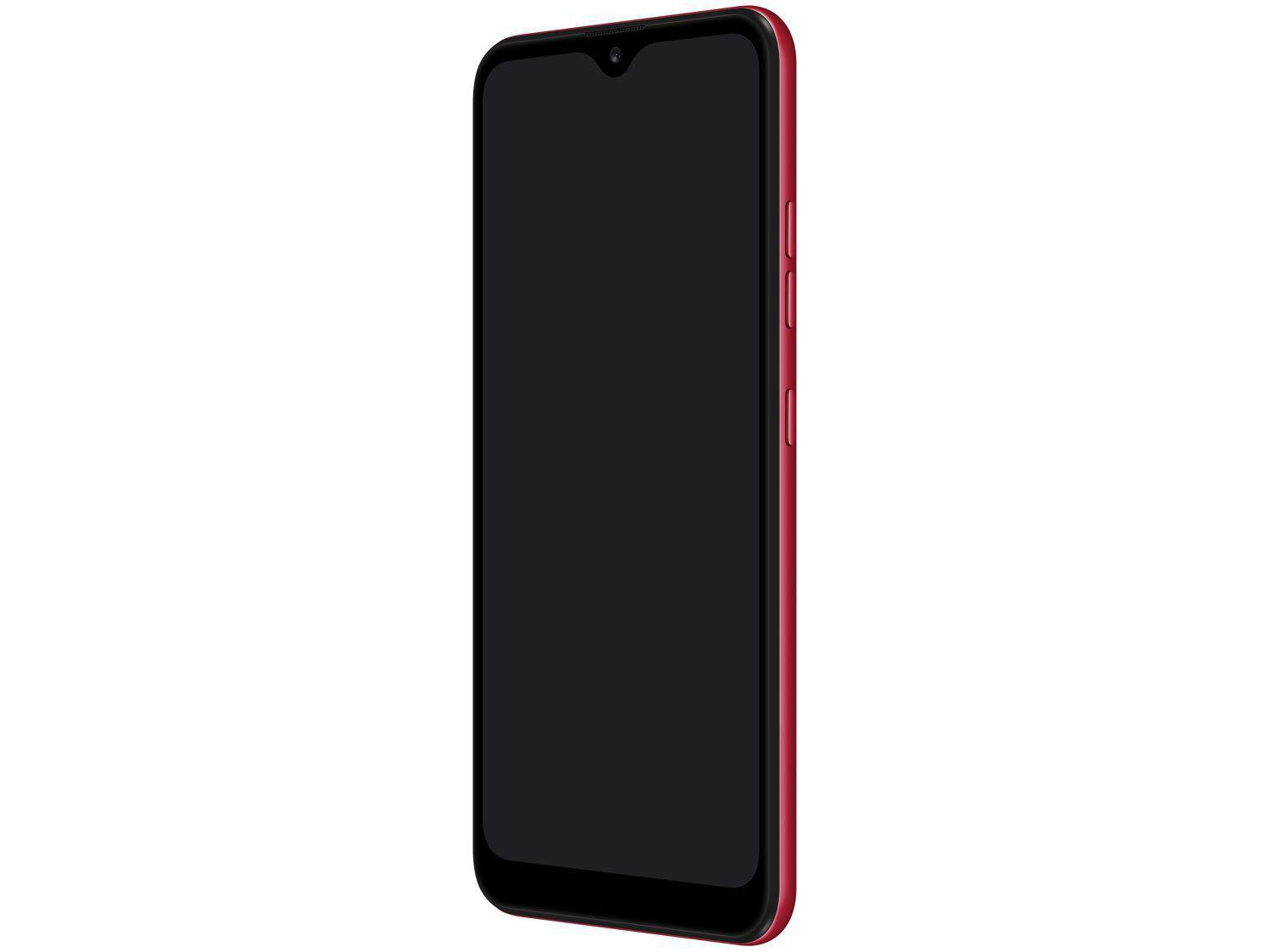 Smartphone LG K22 Red 4G Quad-Core 2GB RAM Tela 6,2” Câm. Dupla + Selfie 5MP Dual Chip