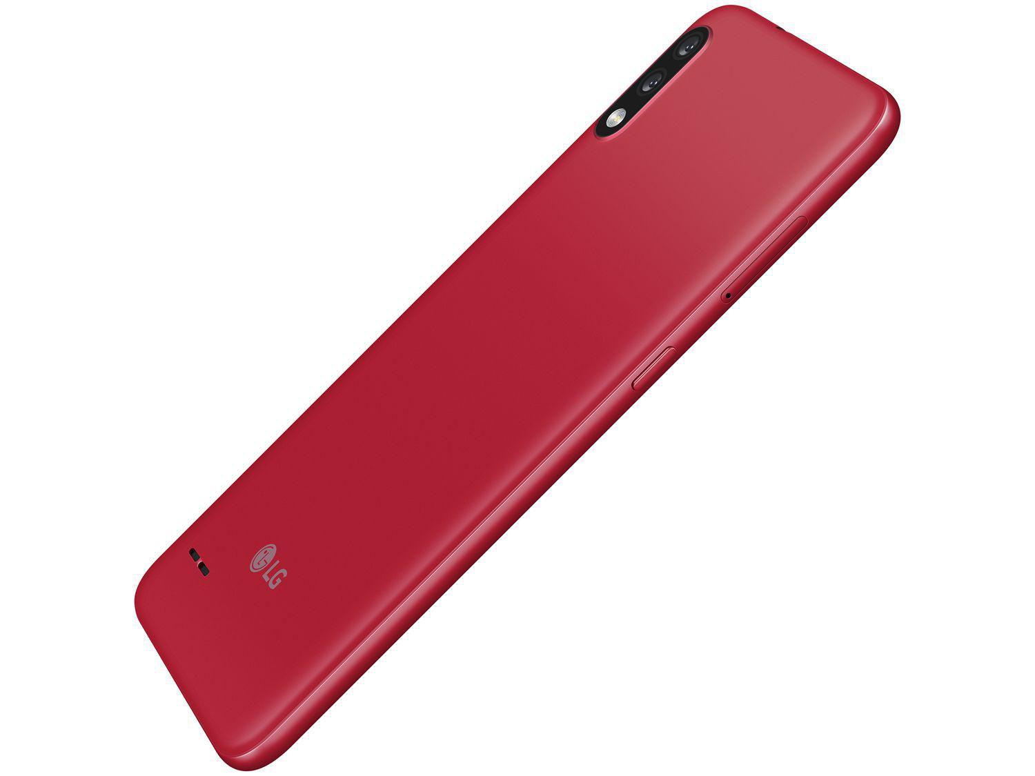Smartphone LG K22 Red 4G Quad-Core 2GB RAM Tela 6,2” Câm. Dupla + Selfie 5MP Dual Chip