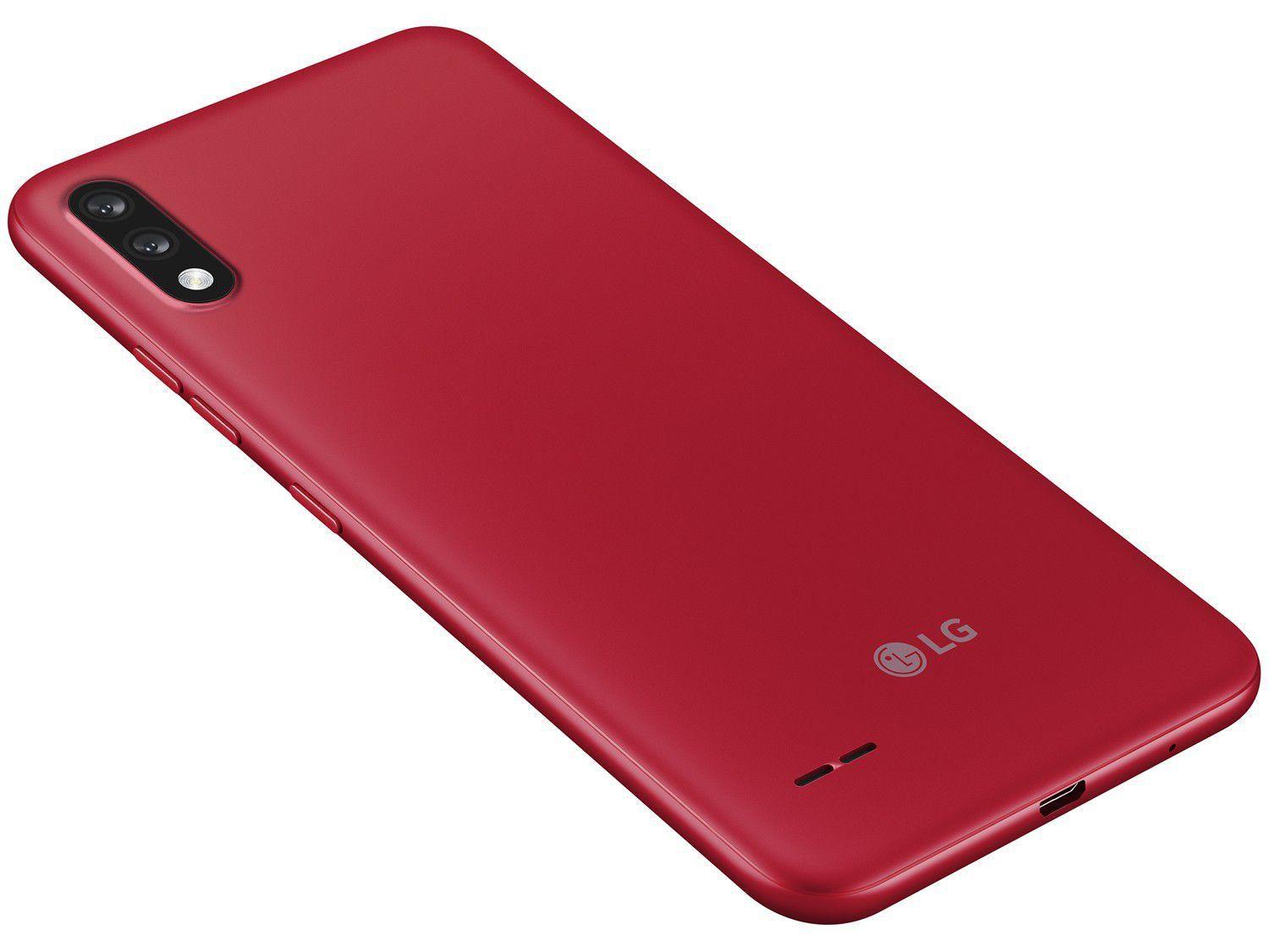 Smartphone LG K22 Red 4G Quad-Core 2GB RAM Tela 6,2” Câm. Dupla + Selfie 5MP Dual Chip