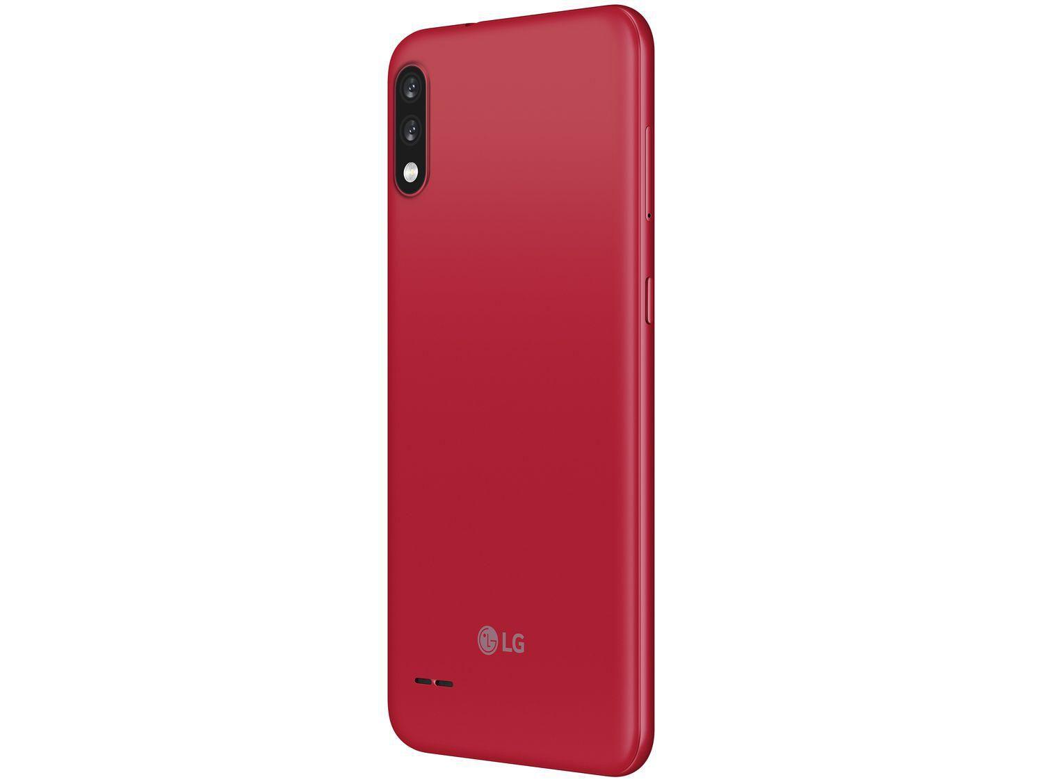Smartphone LG K22 Red 4G Quad-Core 2GB RAM Tela 6,2” Câm. Dupla + Selfie 5MP Dual Chip