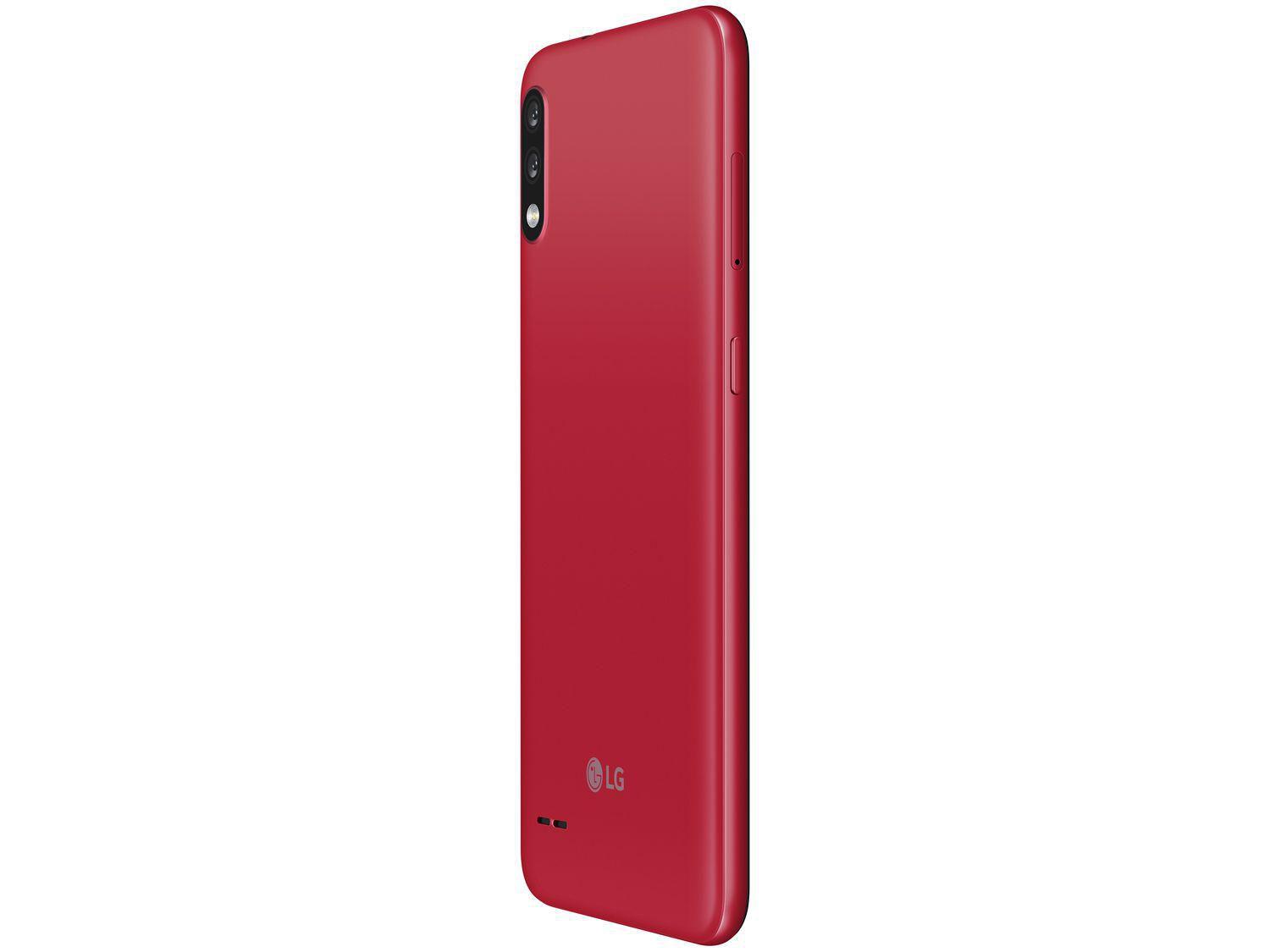 Smartphone LG K22 Red 4G Quad-Core 2GB RAM Tela 6,2” Câm. Dupla + Selfie 5MP Dual Chip