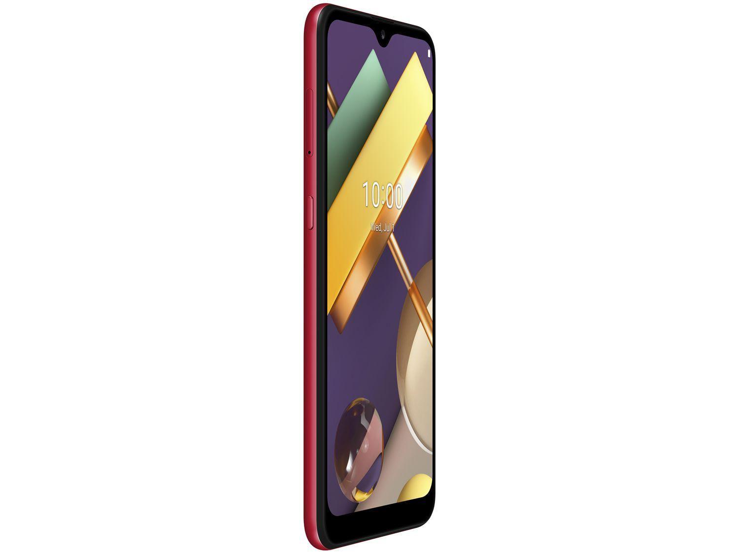 Smartphone LG K22 Red 4G Quad-Core 2GB RAM Tela 6,2” Câm. Dupla + Selfie 5MP Dual Chip