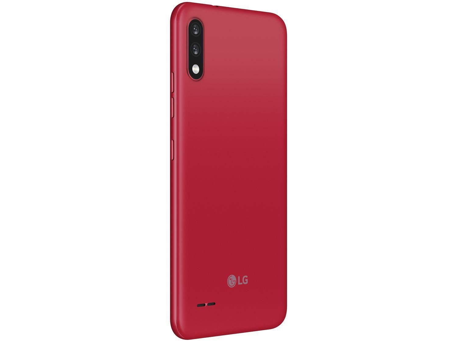 Smartphone LG K22 Red 4G Quad-Core 2GB RAM Tela 6,2” Câm. Dupla + Selfie 5MP Dual Chip