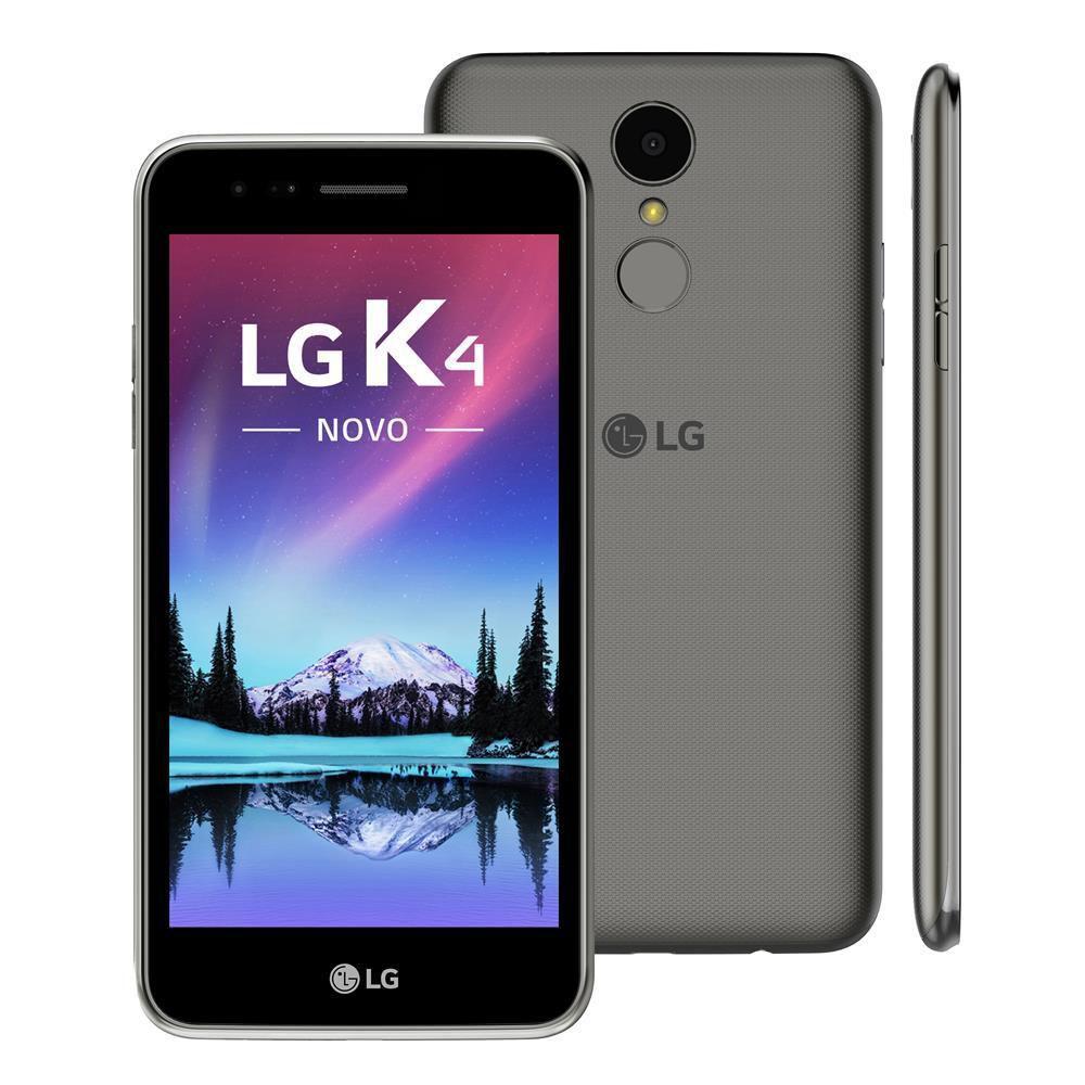 Smartphone LG K4 X230, 5”, 4G, Android 6.0, 8MP, 8GB - Cinza - Celular LG -  Magazine Luiza