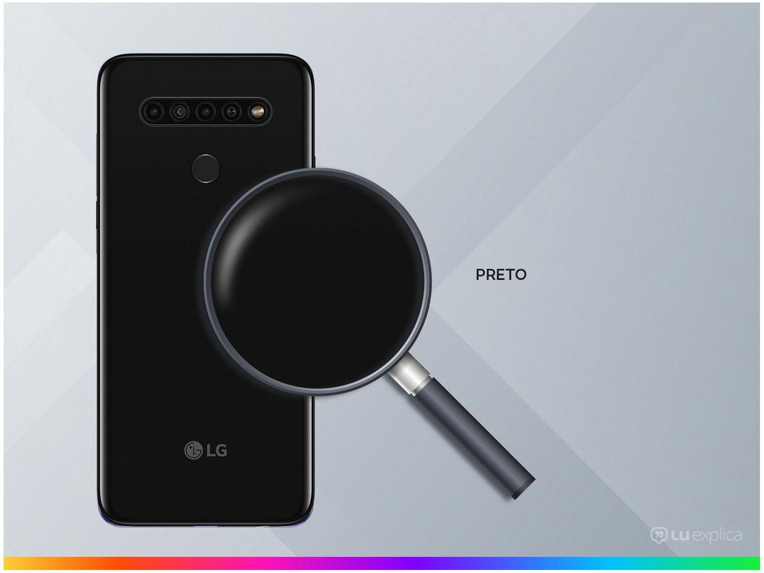 Smartphone LG K41S 32GB Preto 4G Octa-Core 3GB RAM Tela 6,55” Câm. Quádrupla + Selfie 8MP