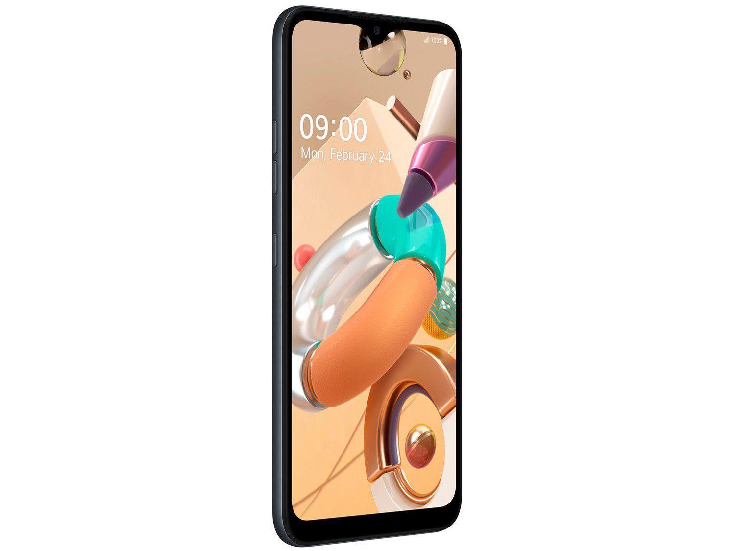 Smartphone LG K41S 32GB Titânio 4G Octa-Core 3GB RAM 6,55” Câm. Quádrupla + Selfie 8MP