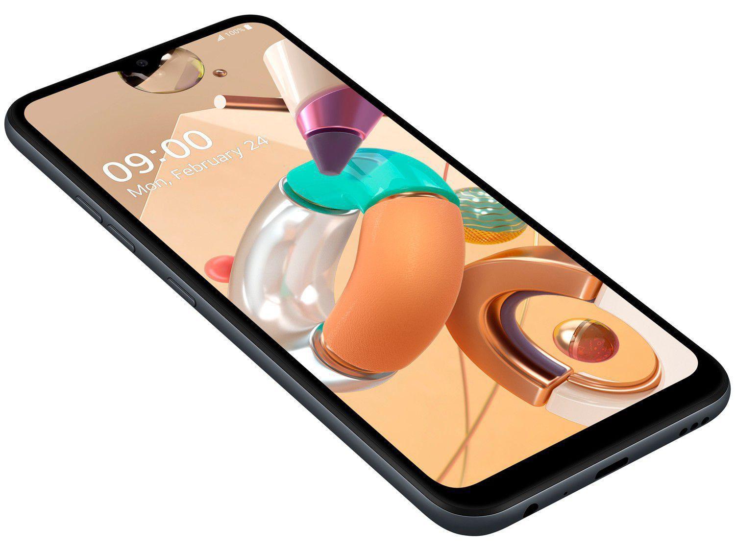 Smartphone LG K41S 32GB Titânio 4G Octa-Core 3GB RAM 6,55” Câm. Quádrupla + Selfie 8MP