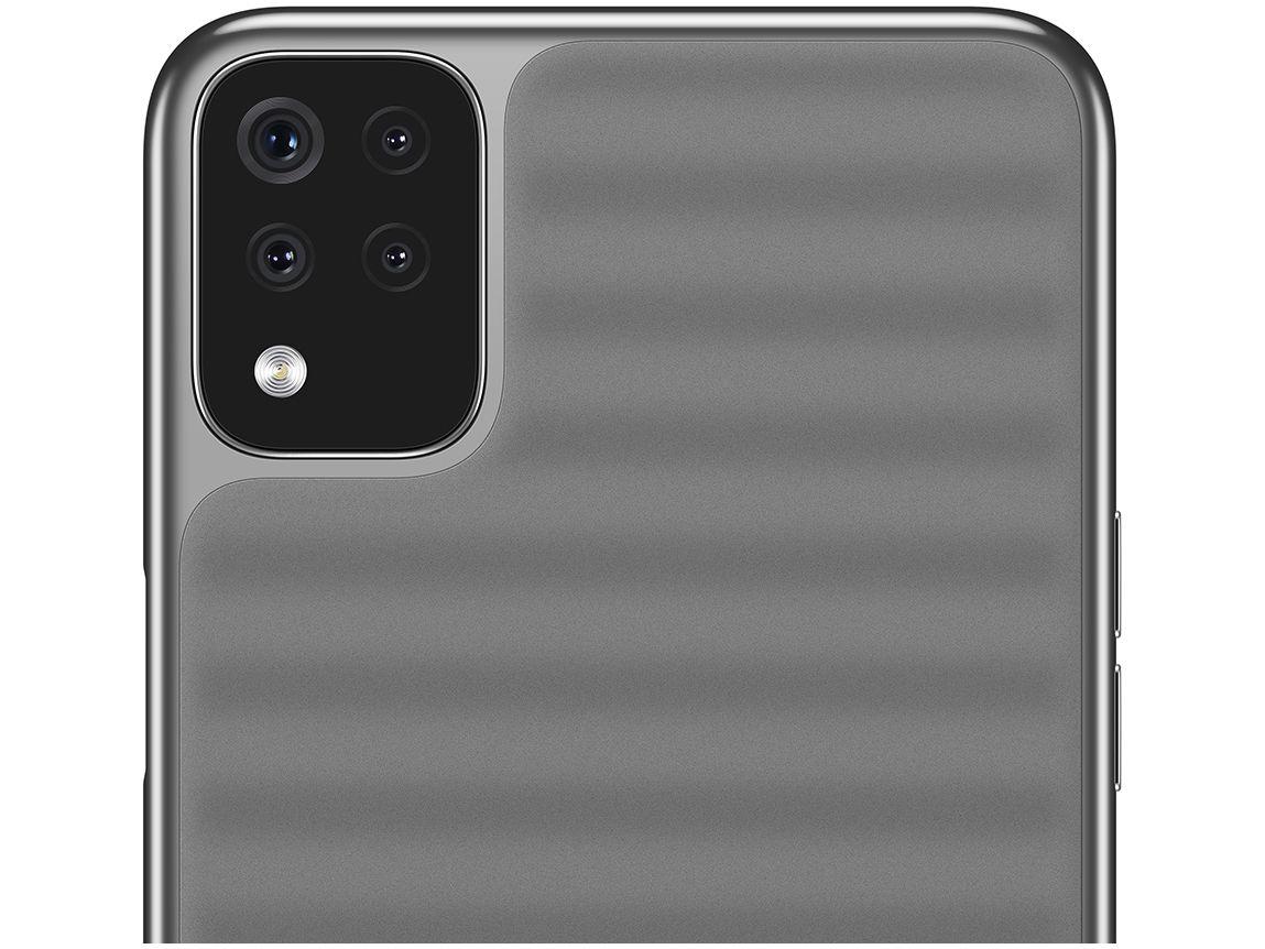Smartphone LG K52 64GB Cinza 4G Octa-Core 3GB RAM Tela 6,6” Câm. Quádrupla + Selfie 8MP Dual Chip