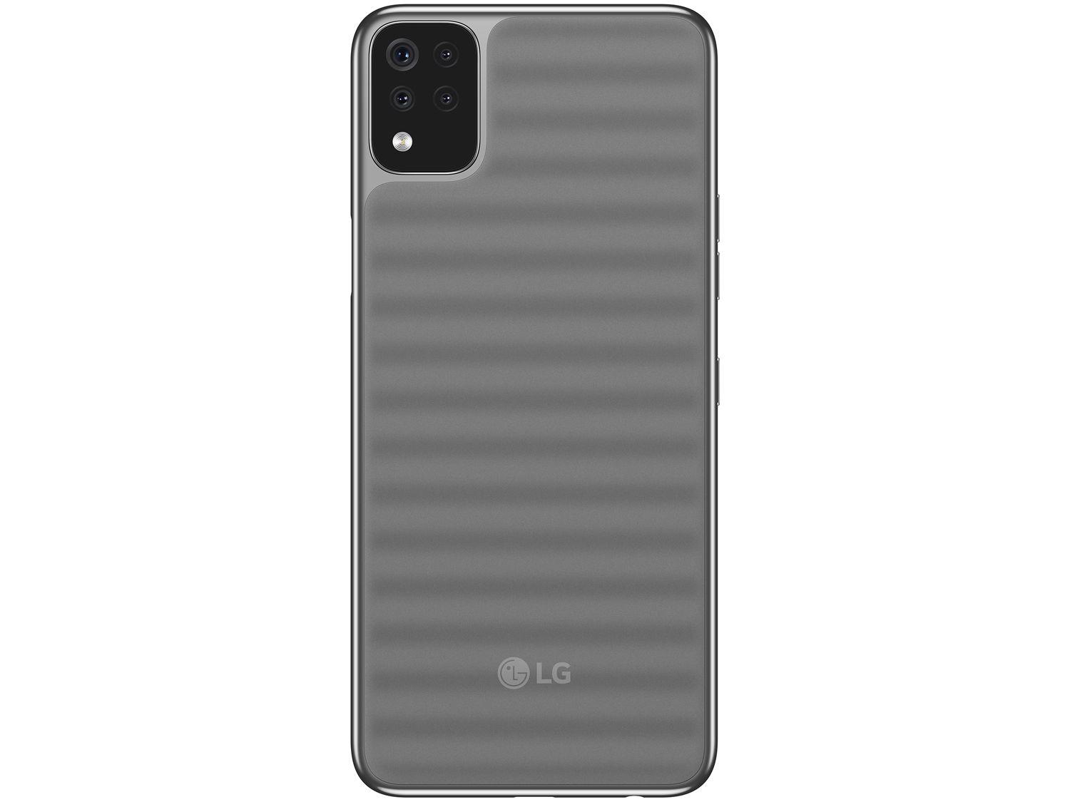 Smartphone LG K52 64GB Cinza 4G Octa-Core 3GB RAM Tela 6,6” Câm. Quádrupla + Selfie 8MP Dual Chip