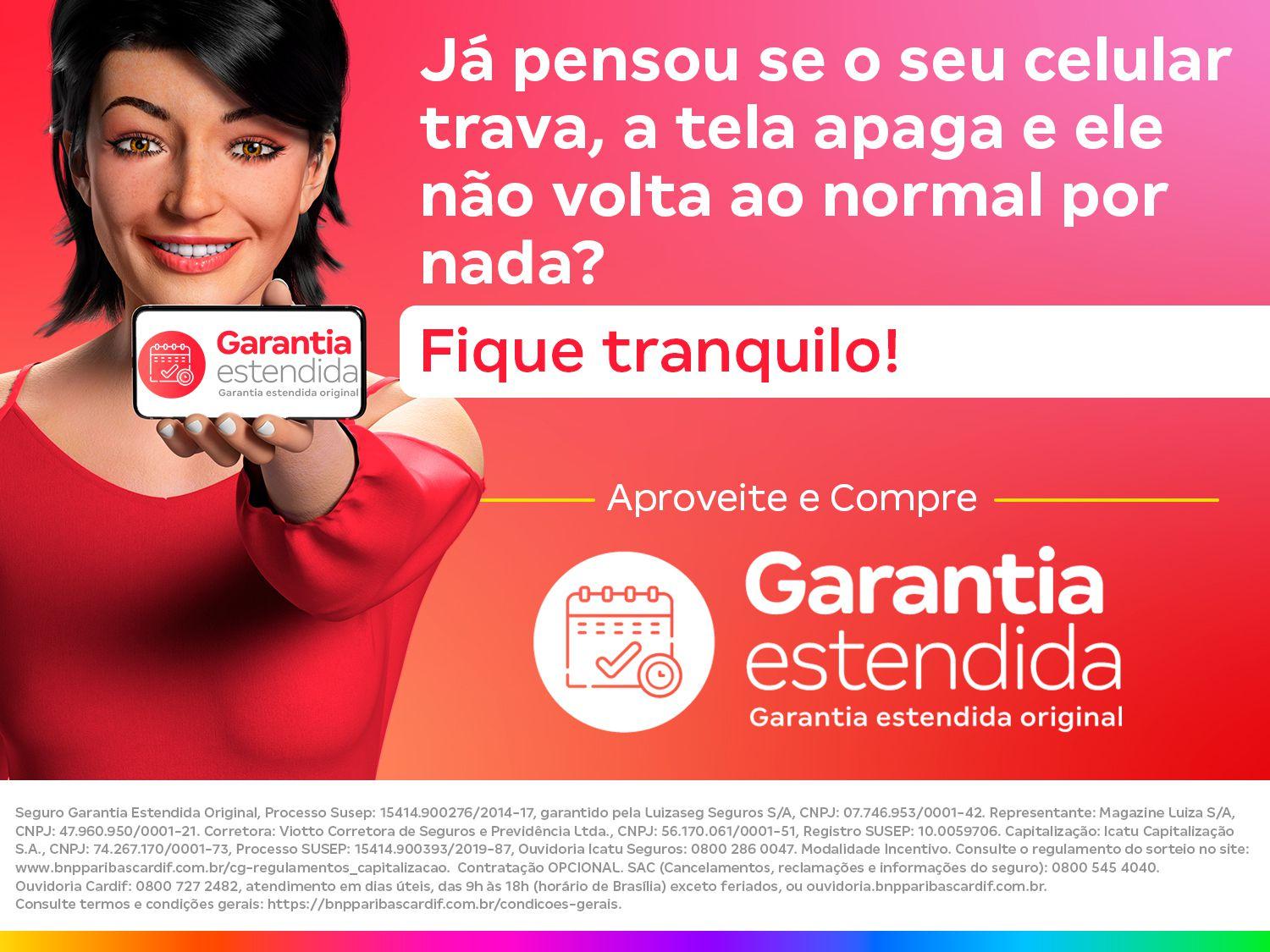 Smartphone LG K52 64GB Vermelho 4G Octa-Core 3GB RAM Tela 6,6” Câm. Quádrupla + Selfie 8MP