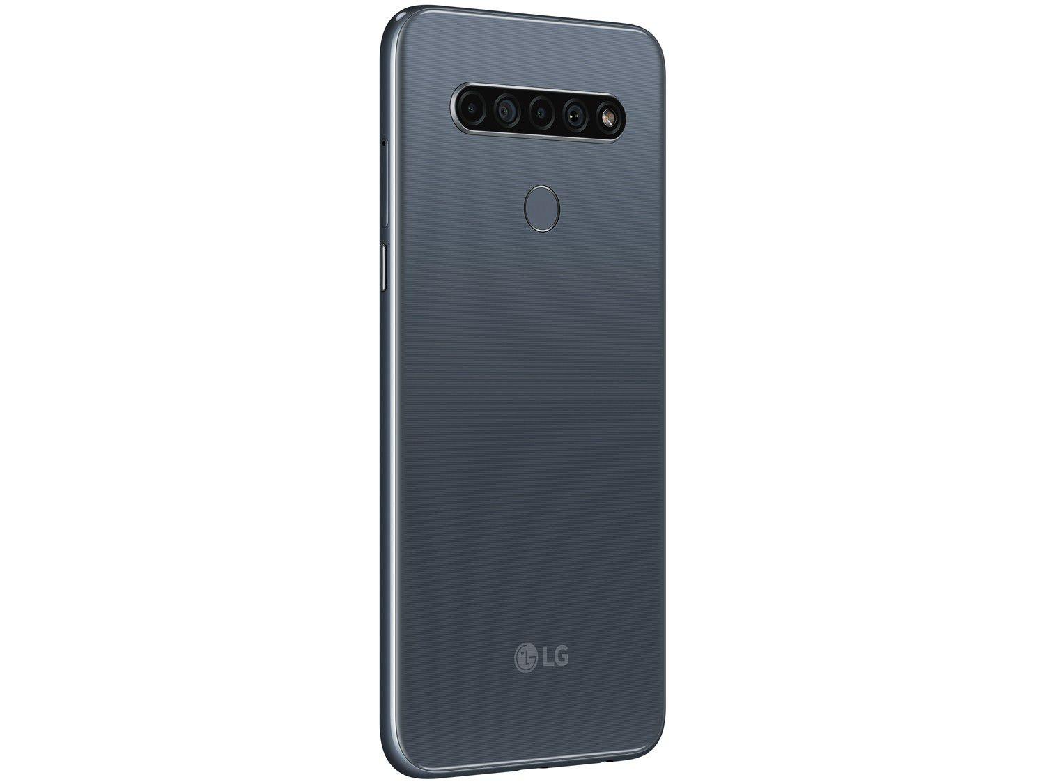Smartphone LG K61 128GB Titânio 4G Octa-Core - 4GB RAM 6,53” Câm ...