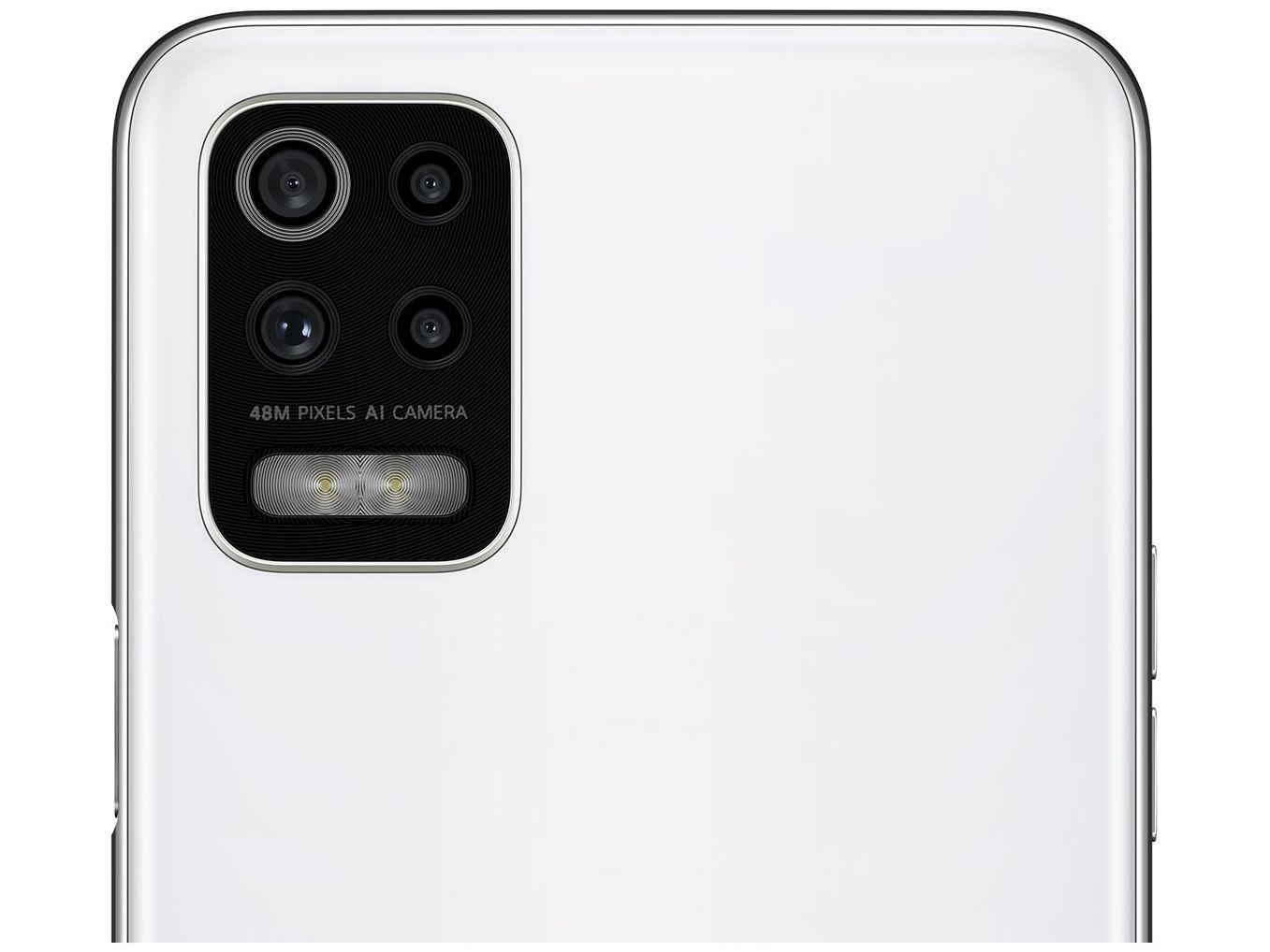 Smartphone LG K62+ 128GB Branco 4G Octa-Core - 4GB RAM Tela 6,59” Câm. Quádrupla + Selfie 28MP