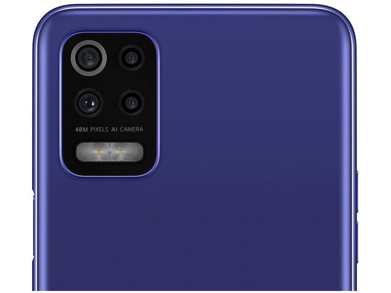 Smartphone LG K62 64GB Azul 4G Octa-Core 4GB RAM Tela 6,59” Câm. Quádrupla + Selfie 13MP