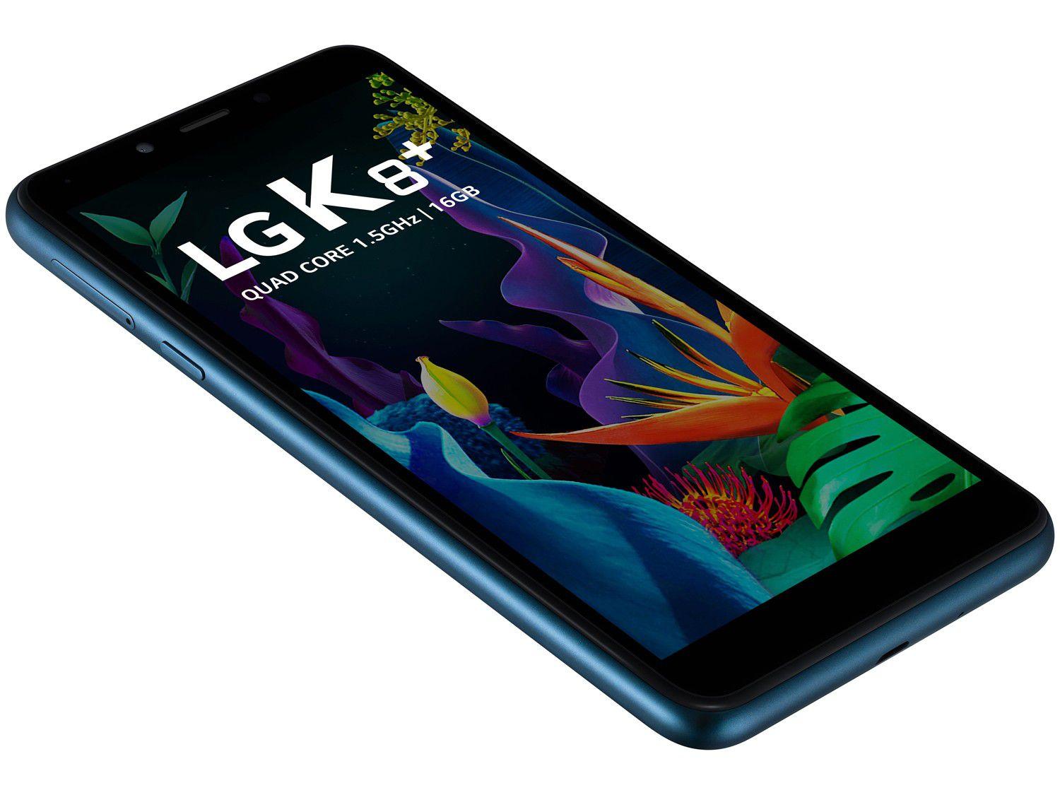 Smartphone LG K8 Plus 16GB Azul 4G Quad-Core 1GB RAM 5,45” Câm. 8MP + Câm. Selfie 5MP