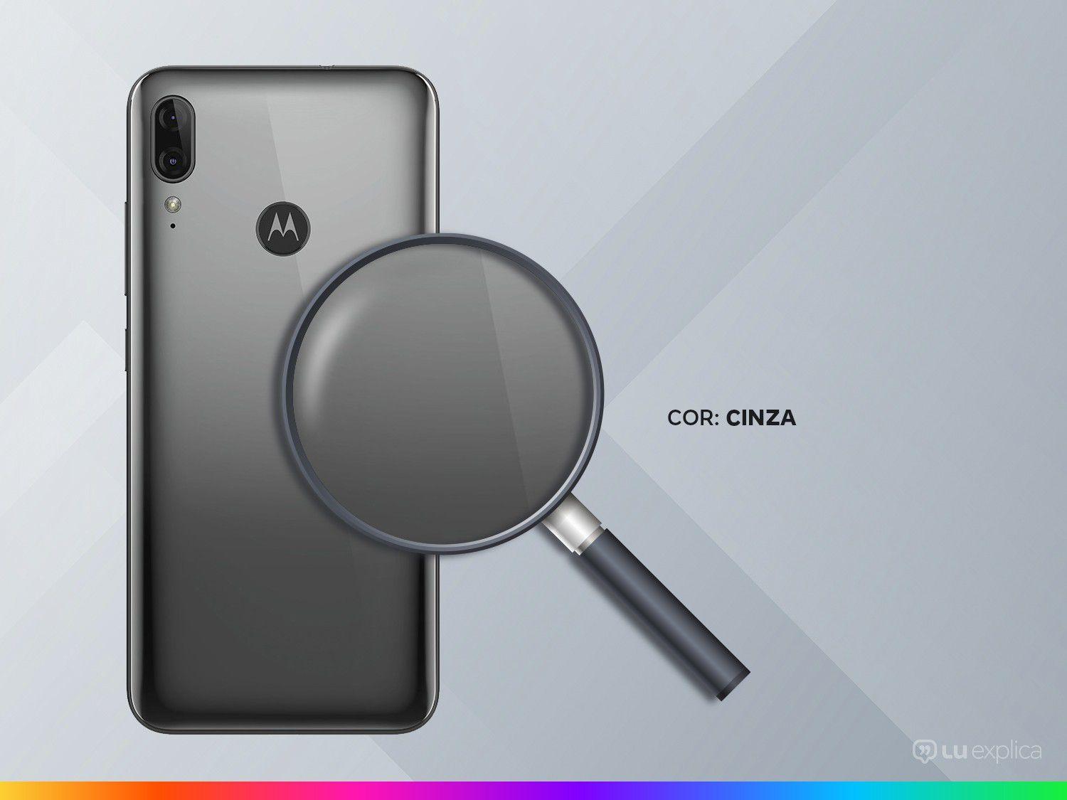 Smartphone Motorola E6 Plus 64GB Cinza 4G 4GB RAM