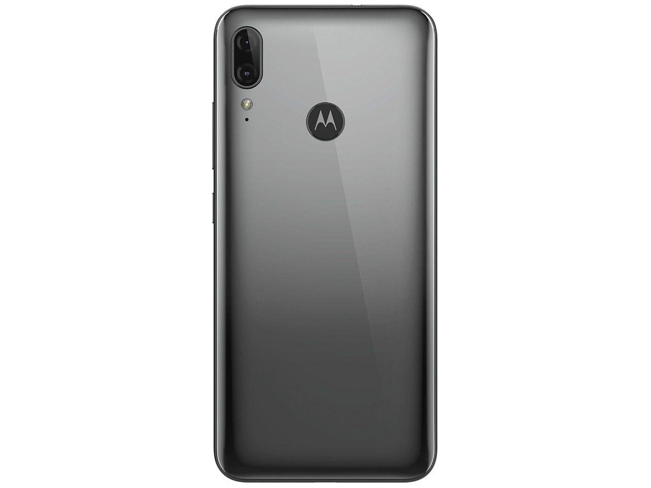 Smartphone Motorola E6 Plus 64GB Cinza 4G 4GB RAM