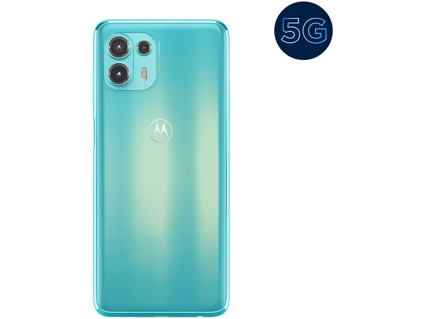 Smartphone Motorola Edge 20 Lite 128GB Verde 5G 6GB RAM Tela 6,7” Câm. Tripla + Selfie 32MP