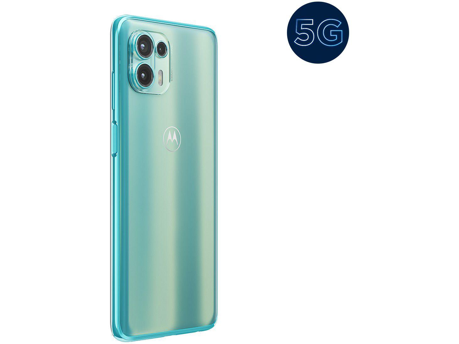 Smartphone Motorola Edge 20 Lite 128GB Verde 5G 6GB RAM Tela 6,7” Câm. Tripla + Selfie 32MP