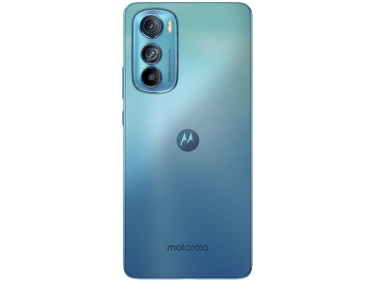 Smartphone Motorola Edge 30 256GB Azul 5G Octa-Core 8GB RAM 6,5” Câm. Tripla + Selfie 32MP