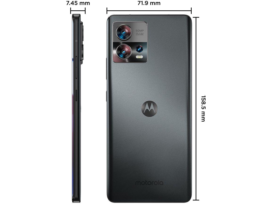 Smartphone Motorola Edge 30 Fusion 256GB Preto 5G 4GB RAM 6,6” Câm. Tripla + Selfie 32MP