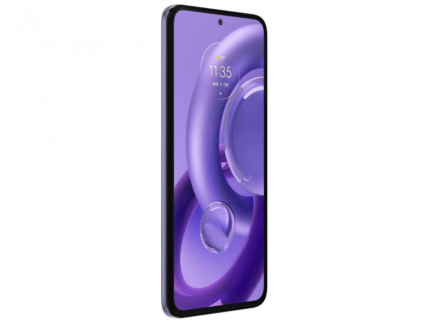 Smartphone Motorola Edge 30 Neo 256GB Lilás 5G Octa-Core 4GB RAM 6,3” Câm. Dupla + Selfie 32MP