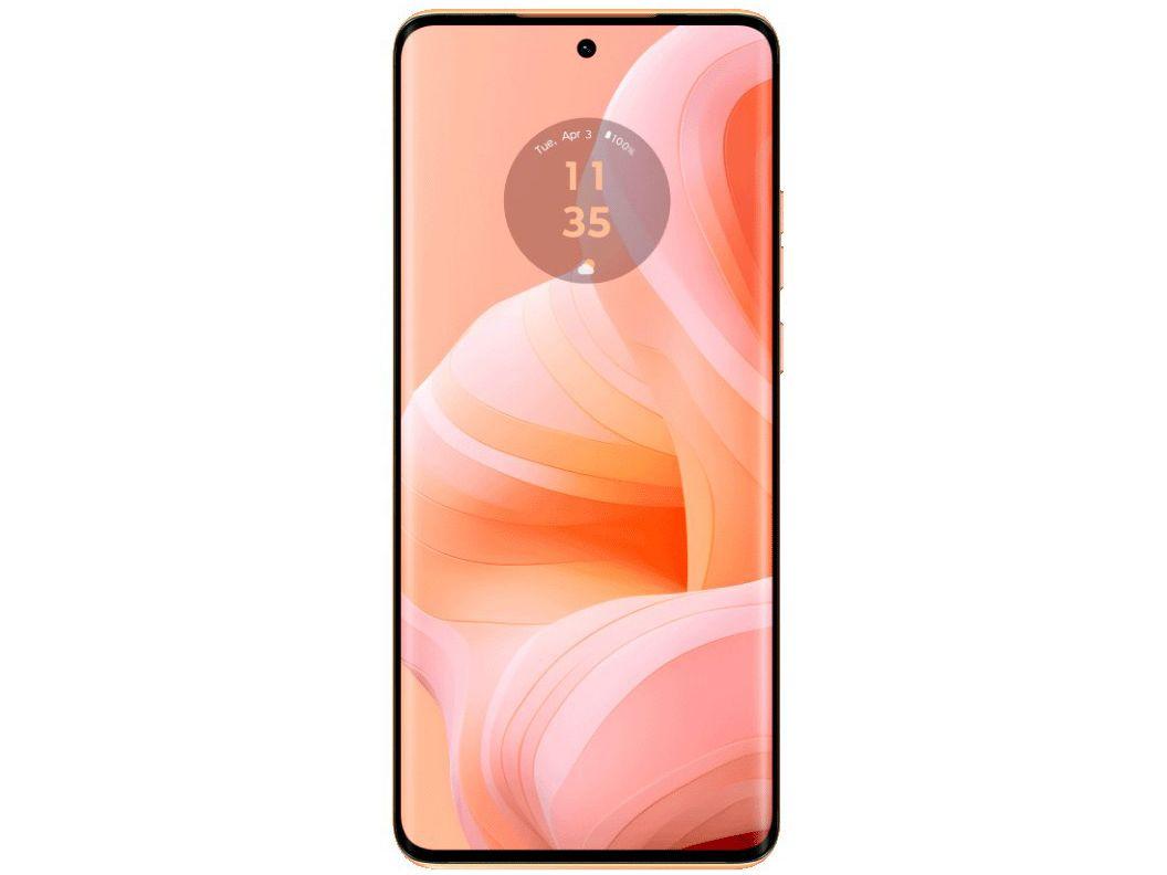 Smartphone Motorola Edge 40 Neo 256GB 5G 8GB RAM Rosa 6,55" Câm. Dupla + Selfie 32MP Dual Chip