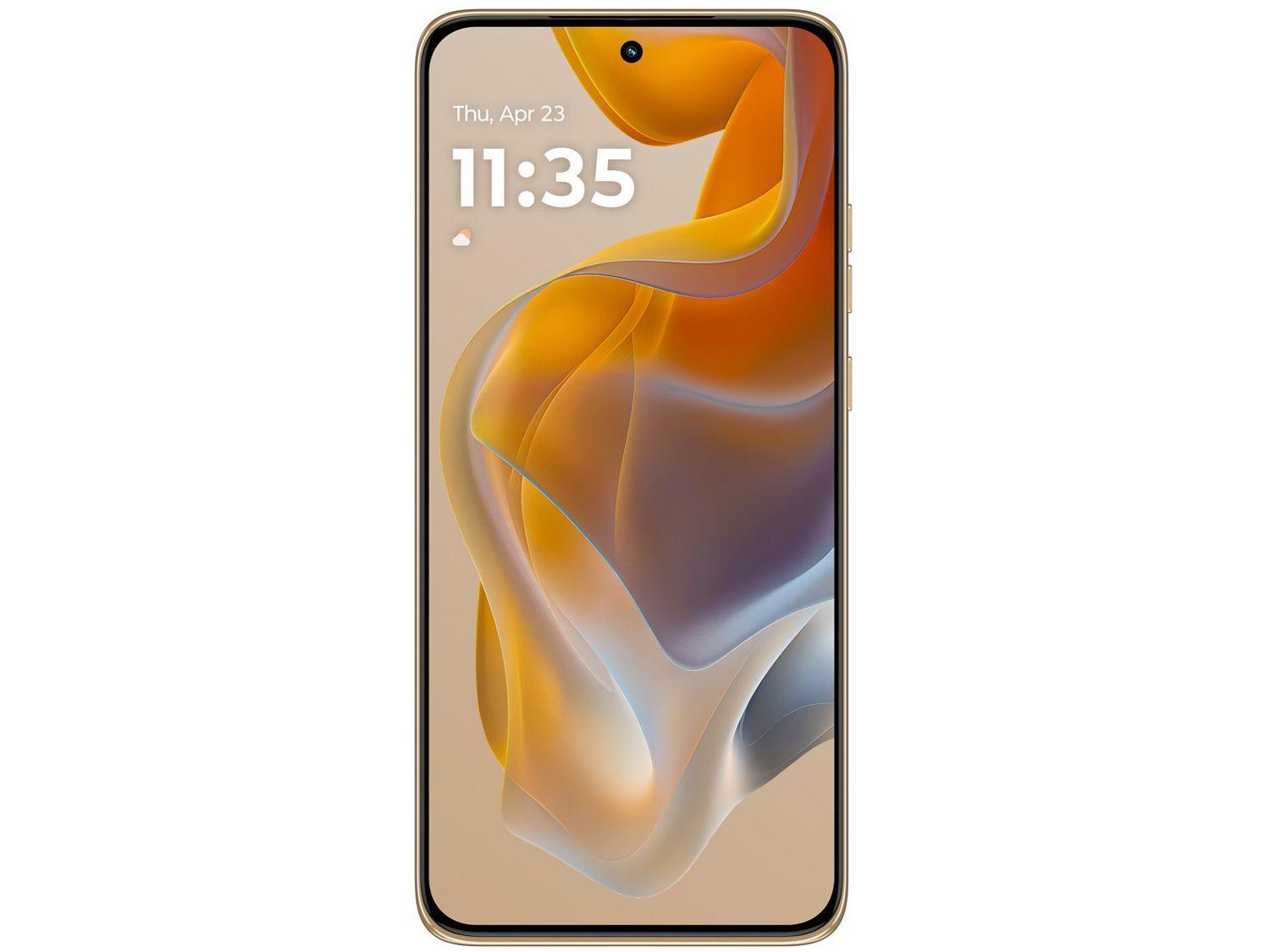 Smartphone Motorola Edge 50 Neo 256GB Latte (Marrom) 5G 8GB RAM 6,4" Câm. Tripla + Selfie 32MP