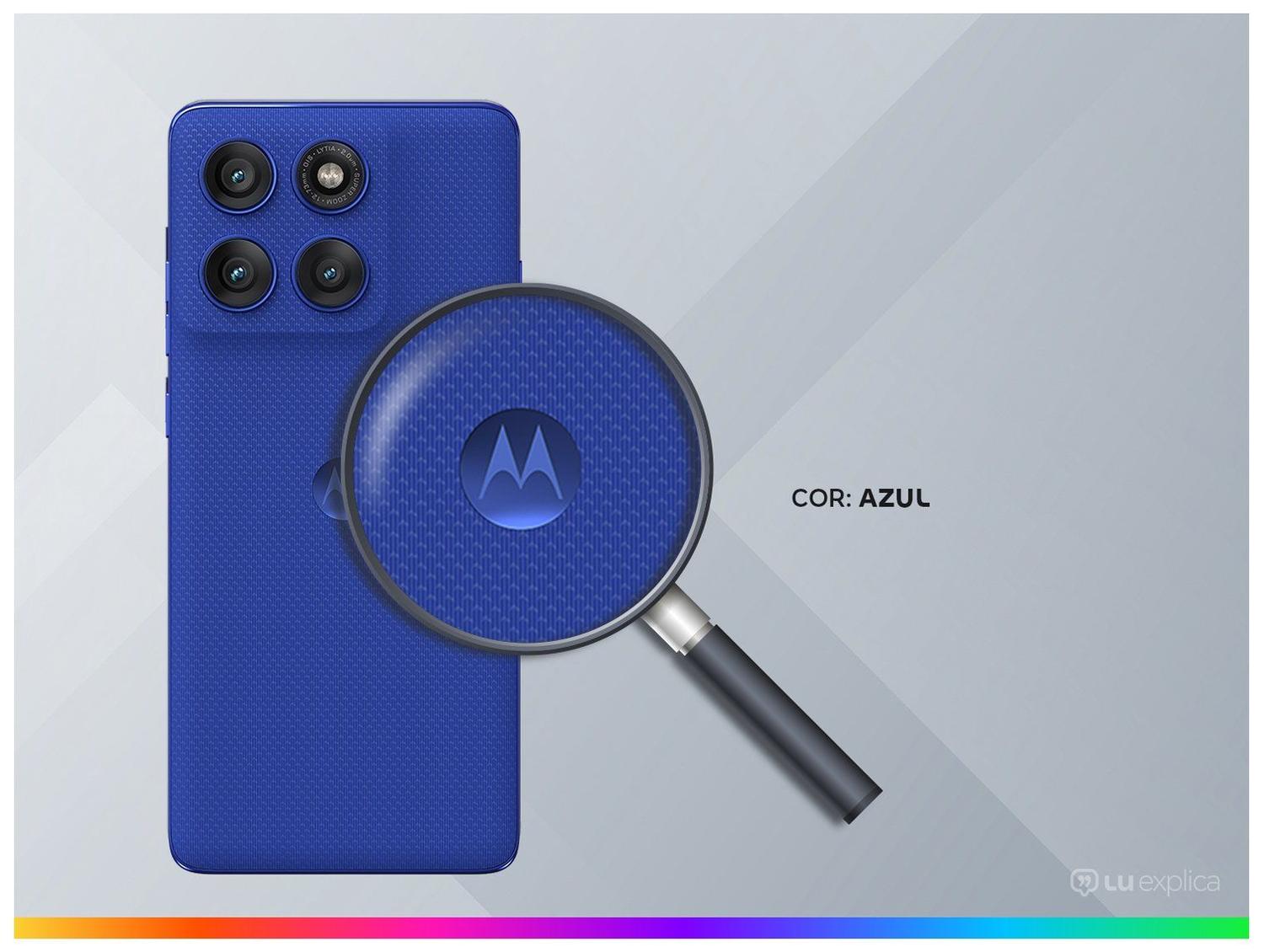 Smartphone Motorola Edge 60 Pro 256GB Azul 5G 24GB RAM 6,7