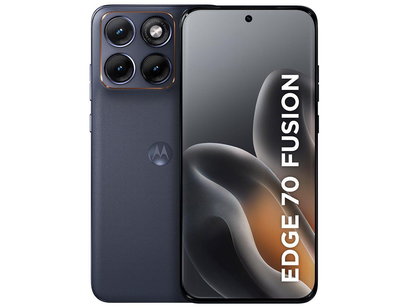 Smartphone Motorola Edge 70 Fusion 256GB 5G 24GB RAM Grafite 6,8" Câmera Tripla + Selfie 32MP