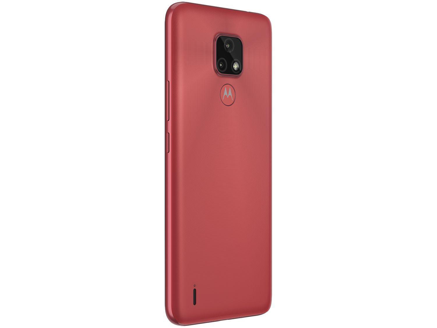 Smartphone Motorola Moto E7 64GB Cobre 4G Octa-Core 2GB RAM 6,5” Câm. Dupla + Selfie 5MP