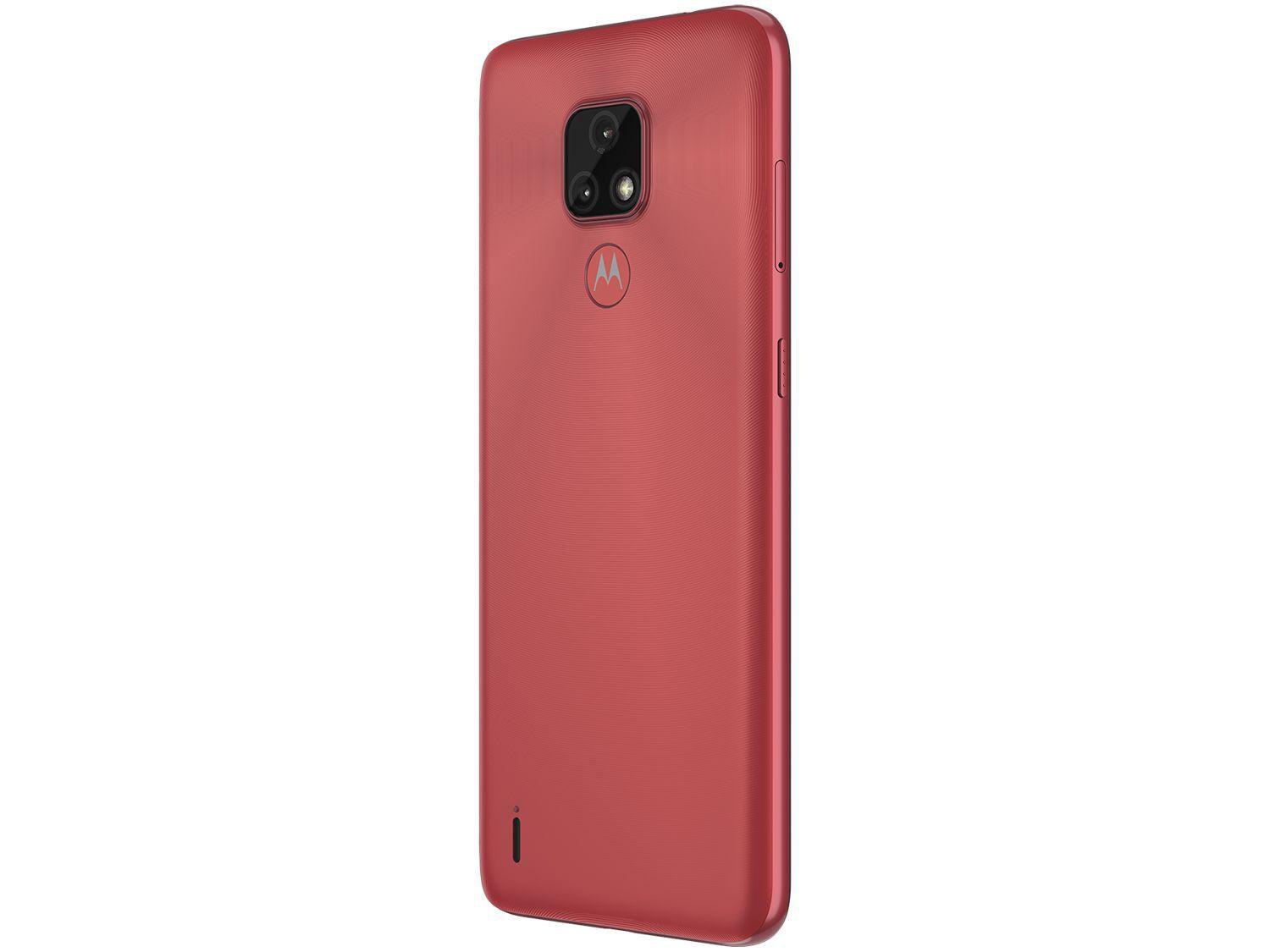 Smartphone Motorola Moto E7 64GB Cobre 4G Octa-Core 2GB RAM 6,5” Câm. Dupla + Selfie 5MP