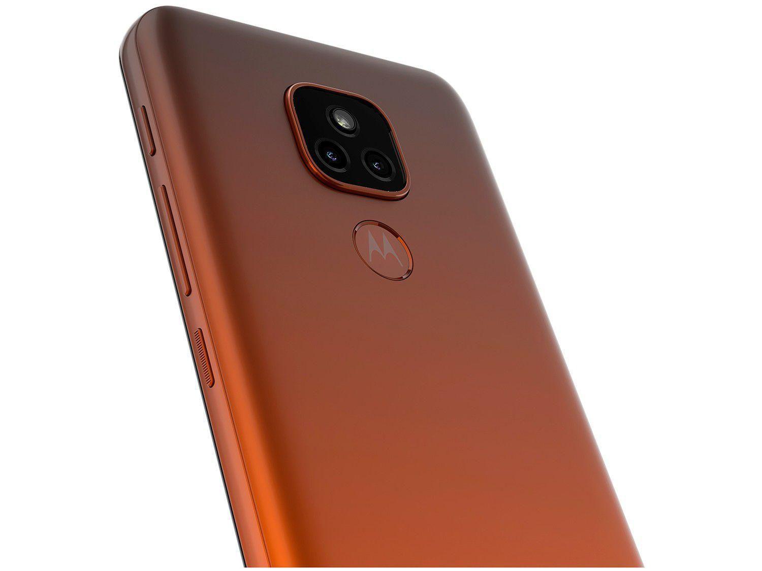 Smartphone Motorola Moto E7 Plus 64GB Bronze Âmbar
