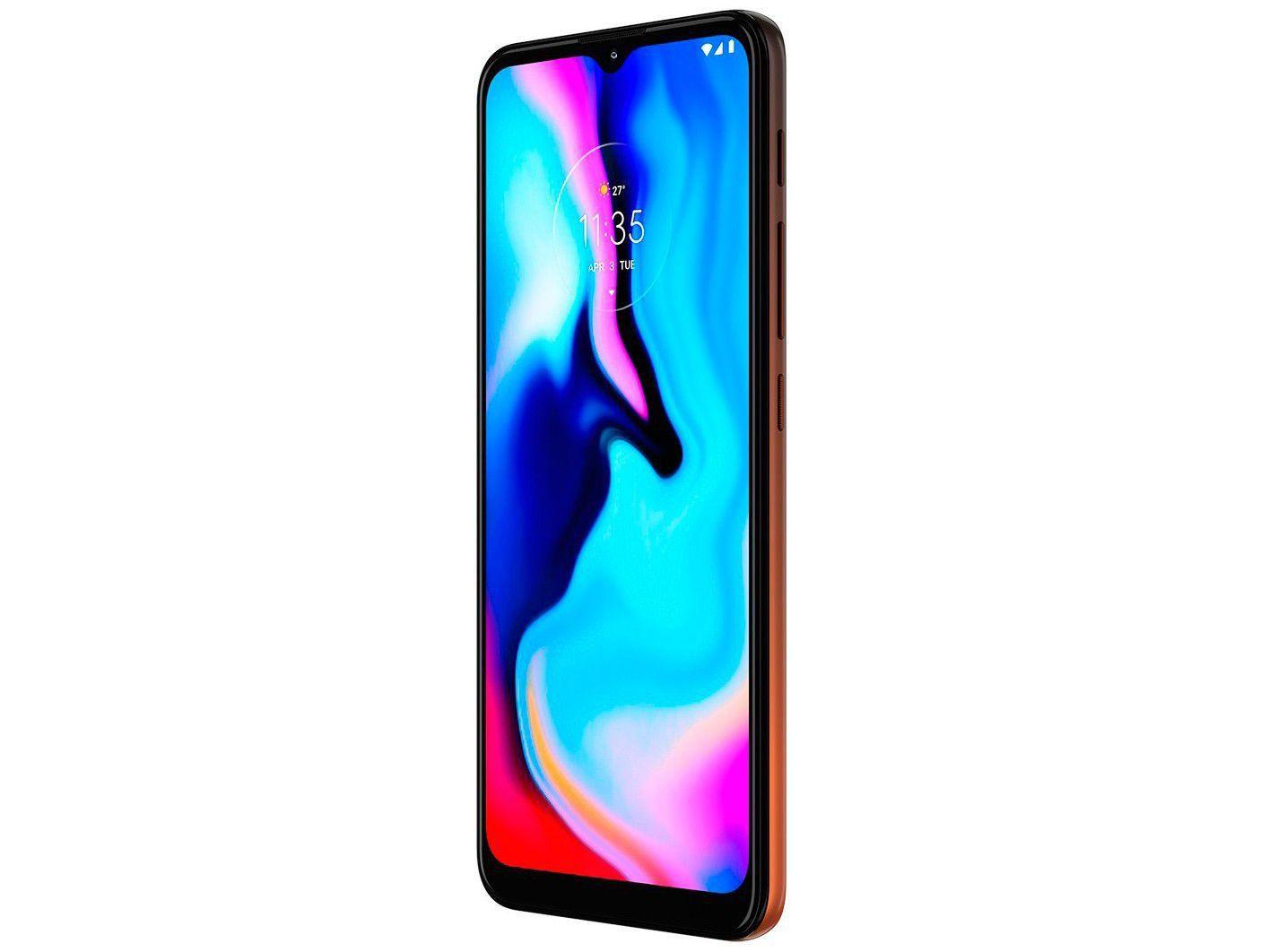 Smartphone Motorola Moto E7 Plus 64GB Bronze Âmbar