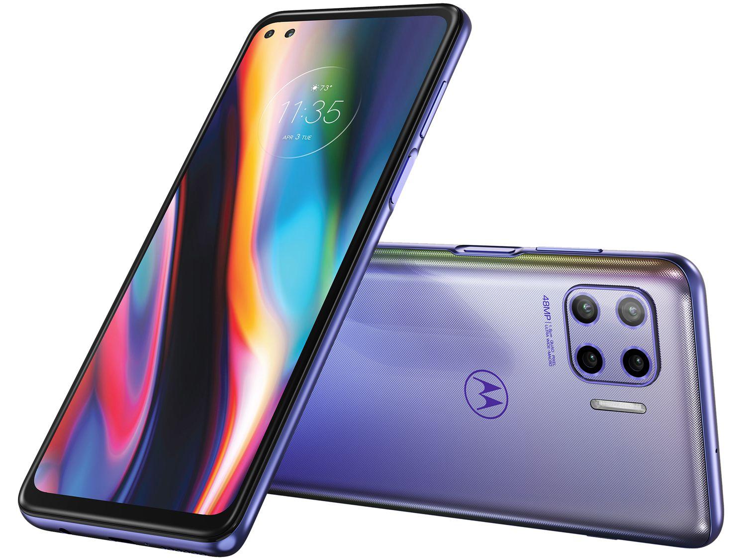 Smartphone Motorola Moto G 5G Plus 128GB Lilás Prisma 8GB RAM Tela 6