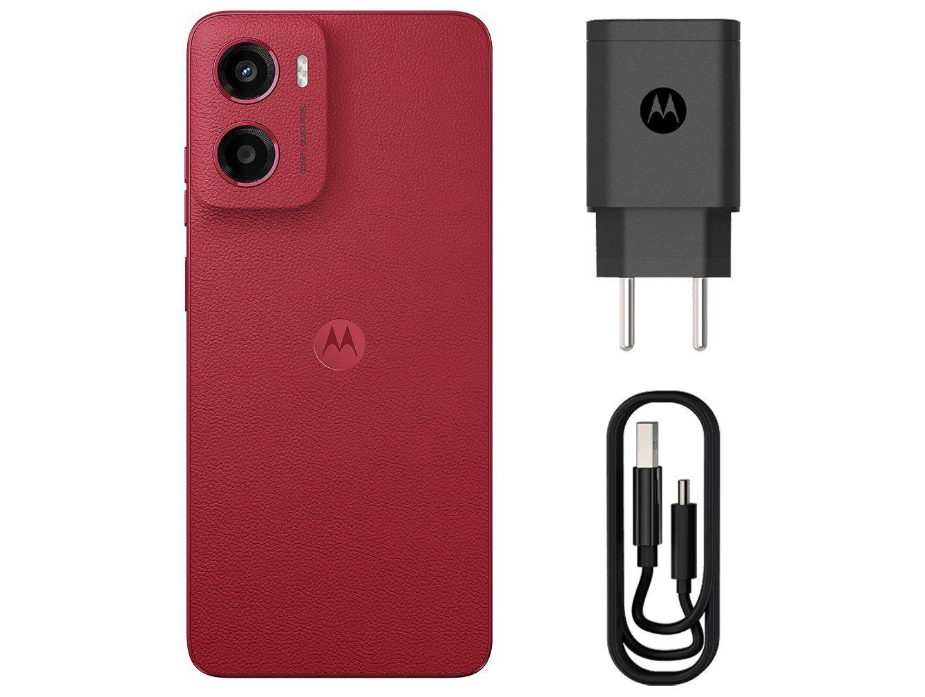 Smartphone Motorola Moto g05 256GB 4GB RAM Vermelho 6,7