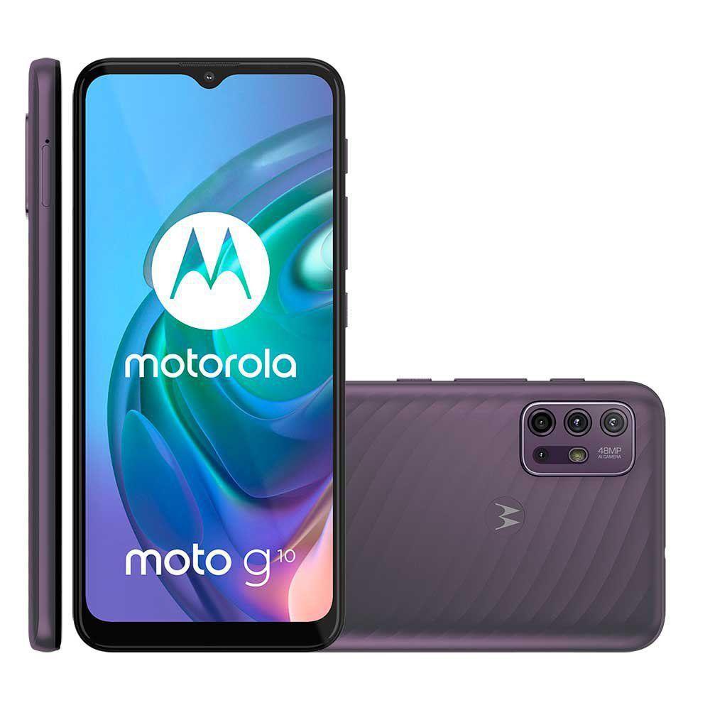 Smartphone Motorola Moto G10 XT2127-2 64GB 4GB Ram Dual Chip - Aurora Grey  - Moto G10 - Magazine Luiza