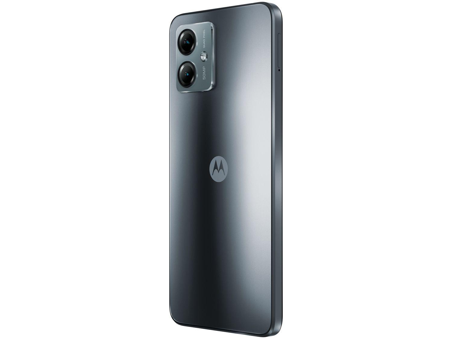 Smartphone Motorola Moto G14 128GB Grafite 4G Octa-Core 4 GB RAM 6,5" Câm. Dupla + Selfie 8MP Dual Nano SIM
