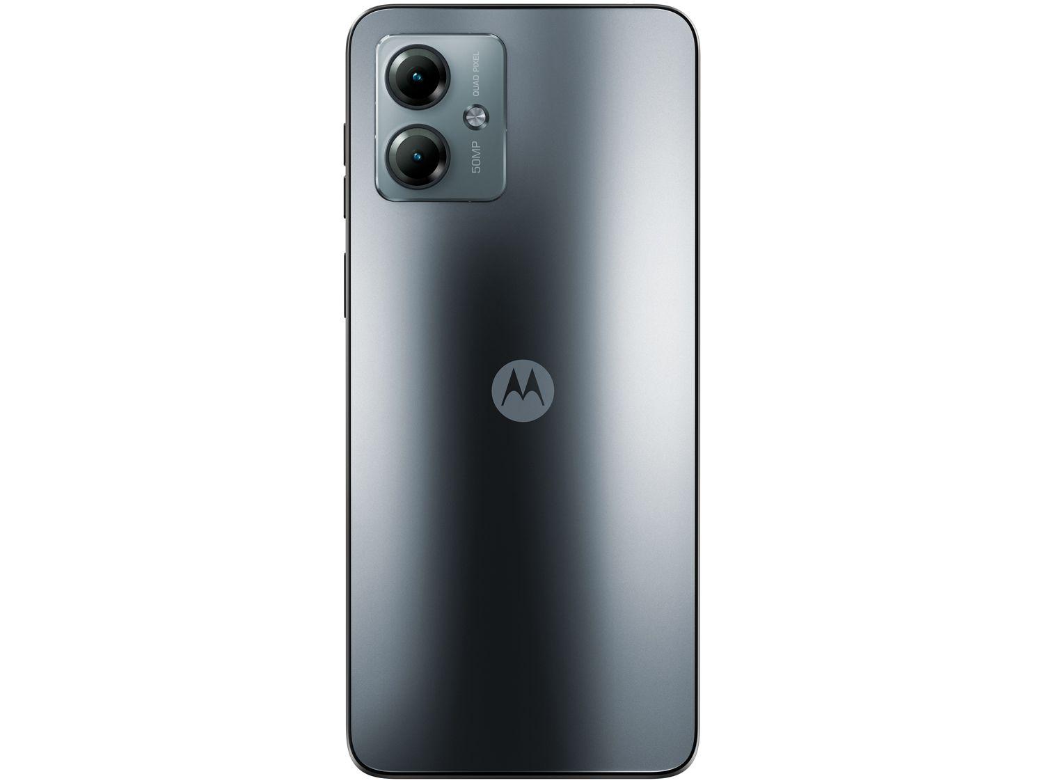 Smartphone Motorola Moto G14 128GB Grafite 4G Octa-Core 4 GB RAM 6,5" Câm. Dupla + Selfie 8MP Dual Nano SIM