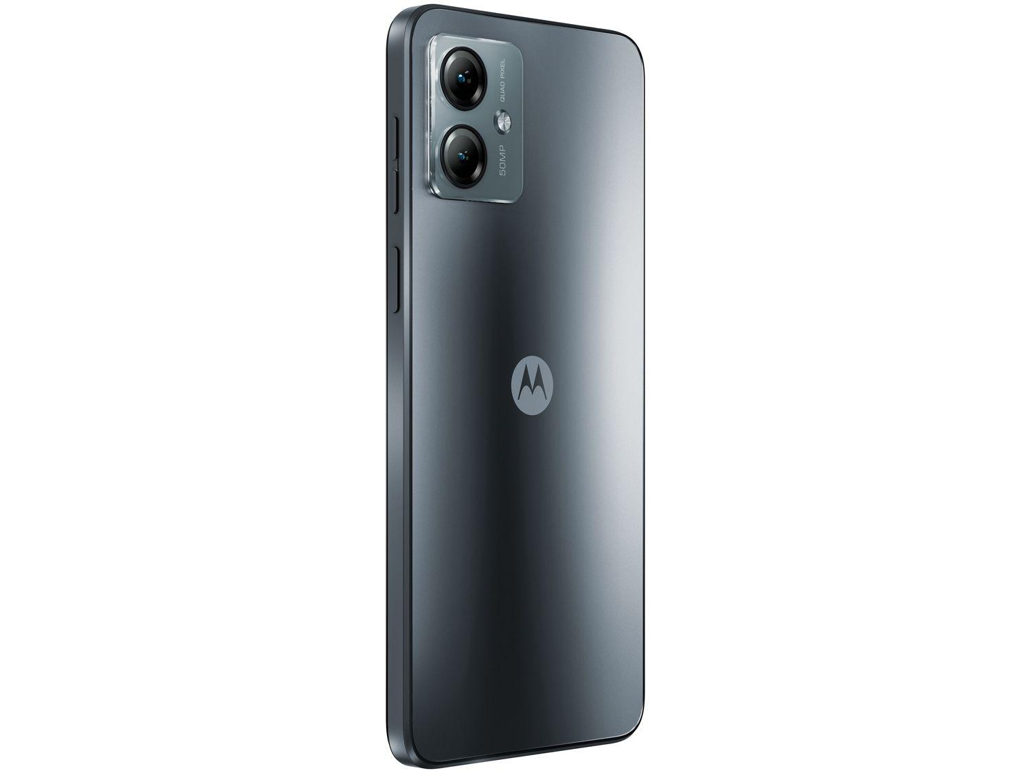 Smartphone Motorola Moto G14 128GB Grafite 4G Octa-Core 4 GB RAM 6,5" Câm. Dupla + Selfie 8MP Dual Nano SIM