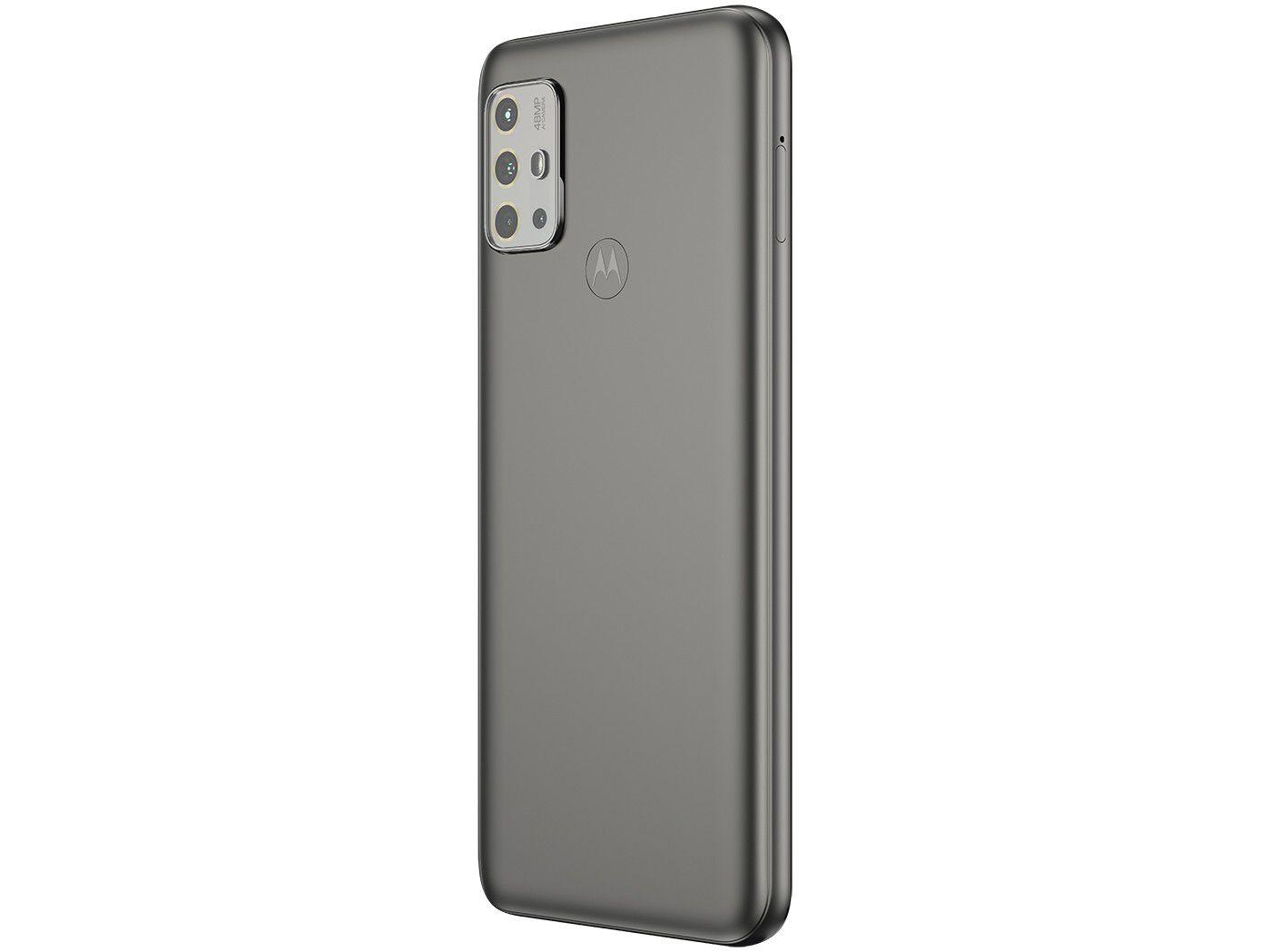 Smartphone Motorola Moto G20 64GB Grafite 4G 4GB RAM Tela 6,5” Câm. Quadrupla + Câm Selfie 13MP