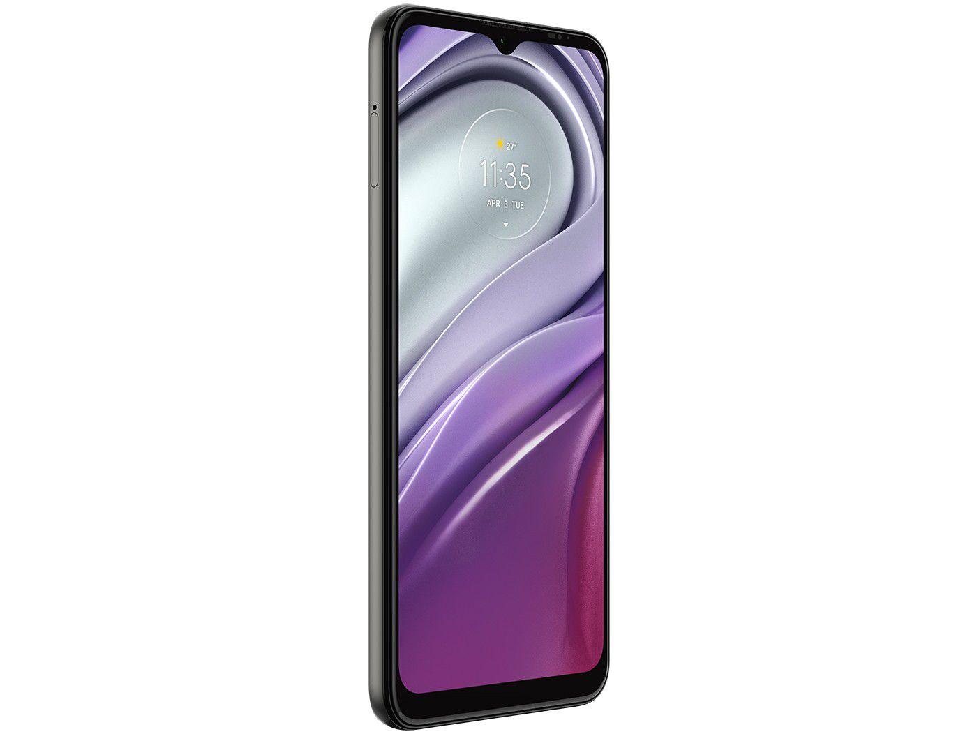 Smartphone Motorola Moto G20 64GB Grafite 4G 4GB RAM Tela 6,5” Câm. Quadrupla + Câm Selfie 13MP