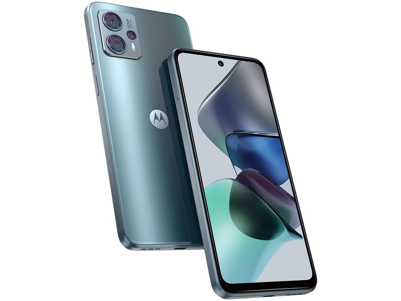 Smartphone Motorola Moto G23 128GB Azul 4G Octa-Core 4GB RAM 6,5" Câm. Tripla + Selfie 16MP Dual Chip
