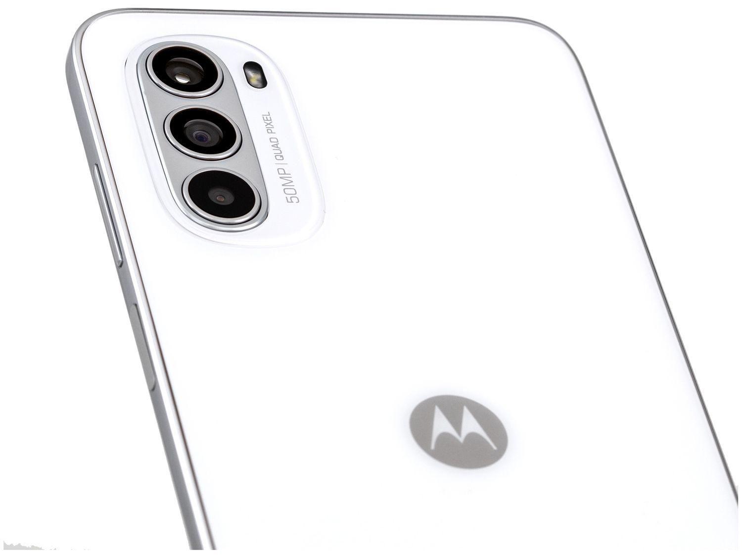 Smartphone Motorola Moto G52 128GB Branco 4G Octa-Core 4GB RAM 6,6” Câm. Tripla + Selfie 16MP