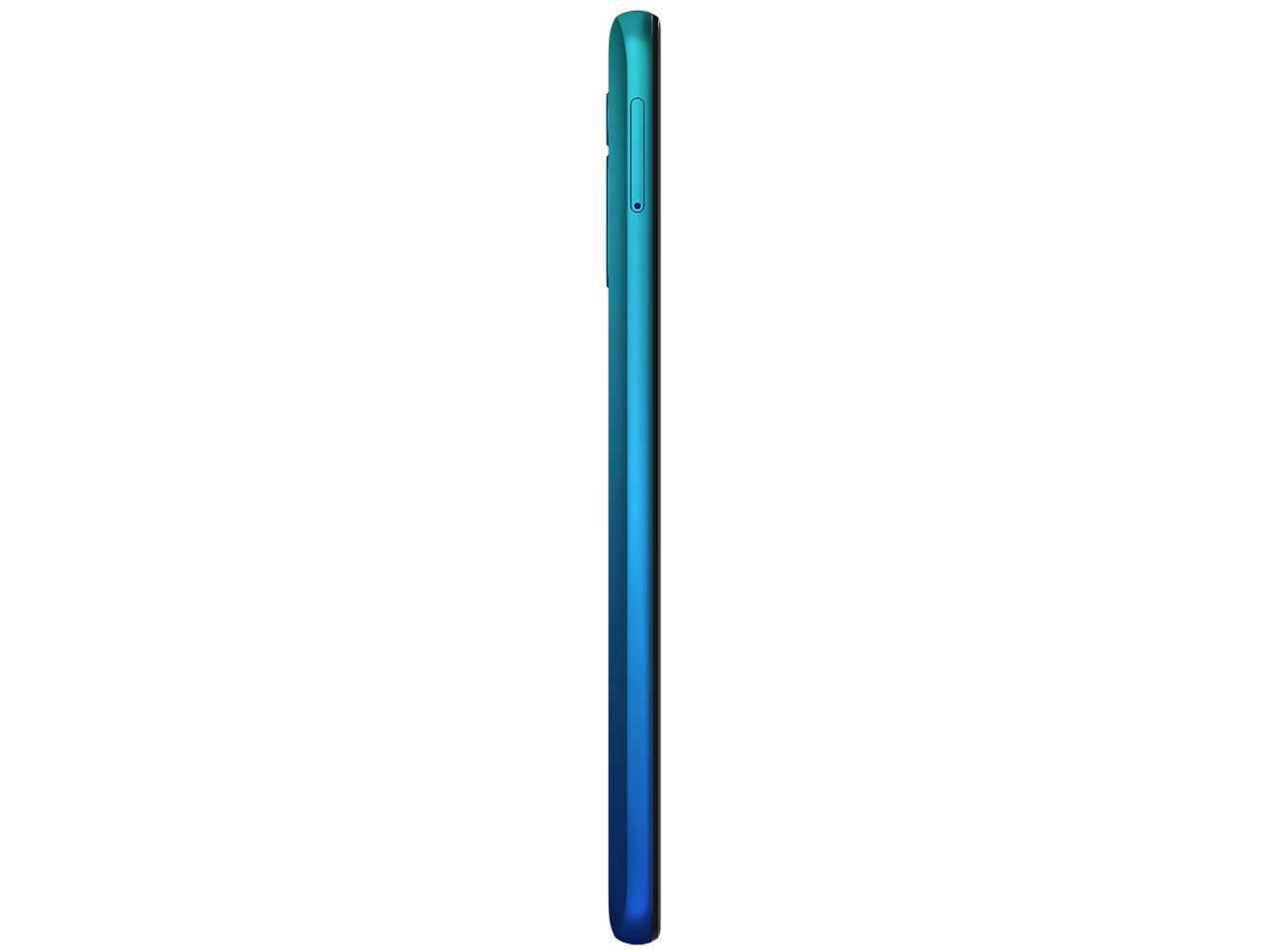 Smartphone Motorola Moto G8 Power Lite 64GB Aqua 4G Octa-Core 4GB RAM 6,5” Câm. Tripla + Selfie 8MP