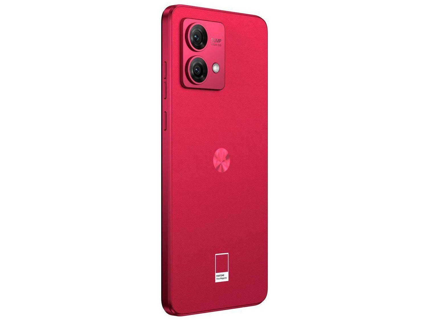 Smartphone Motorola Moto G84 256GB Magenta 5G Snapdragon 695 8GB RAM 6,55" Câm. Dupla + Selfie 16MP Dual Chip