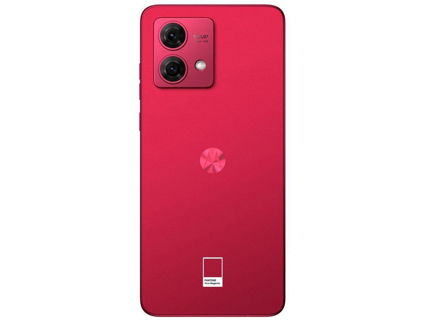 Smartphone Motorola Moto G84 256GB Magenta 5G Snapdragon 695 8GB RAM 6,55" Câm. Dupla + Selfie 16MP Dual Chip