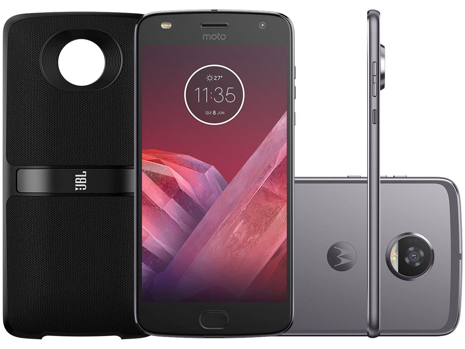 Smartphone Motorola Moto Z2 Play Sound Edition - 64GB Platinum Dual ...