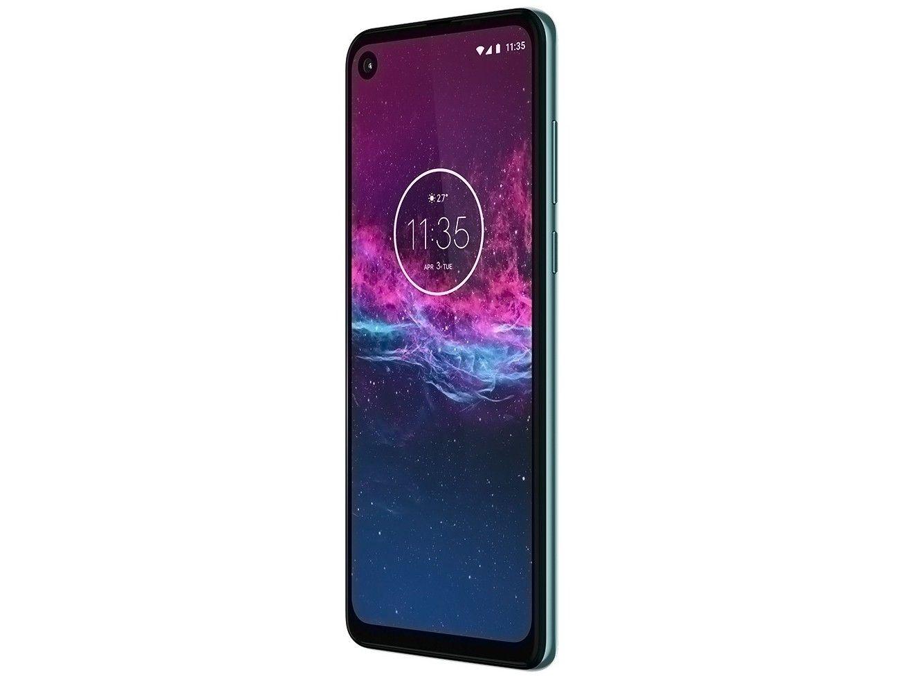 Smartphone Motorola One Action 128GB Aqua Marine 